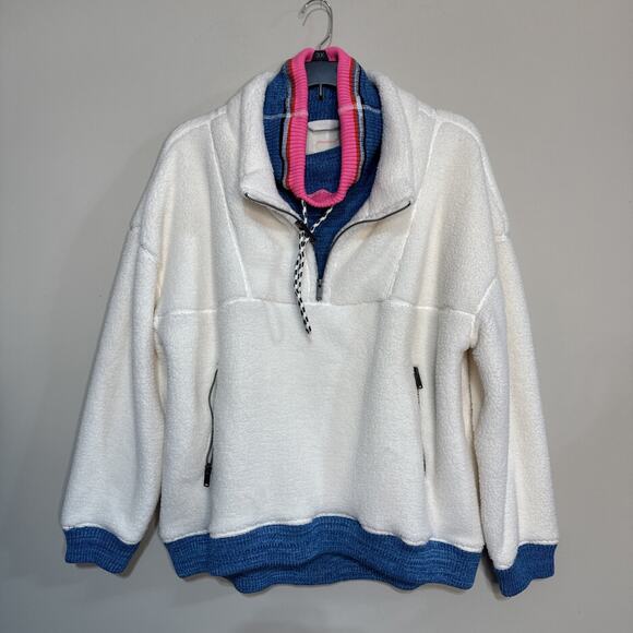 Free People FP Movement Over the Rainbow Sherpa Fleece Women’s Size XL - Picture 15 of 15